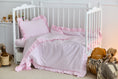 Завантажити зображення в переглядач галереї, Комплект постільної білизни з вареної бавовни — Рожевий, 100% бавовна