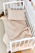 Завантажити зображення в переглядач галереї, Постільна білизна з вареної бавовни "Бежевий", 100 % бавовна