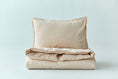Завантажити зображення в переглядач галереї, Постільна білизна з вареної бавовни "Бежевий", 100 % бавовна