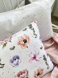 Завантажити зображення в переглядач галереї, Комплект наволочок "Акварельні квіти" органічний сатин, виробник Fabrikkids (Україна), преміум якість