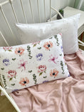 Завантажити зображення в переглядач галереї, Комплект наволочок "Акварельні квіти" органічний сатин, виробник Fabrikkids (Україна), преміум якість
