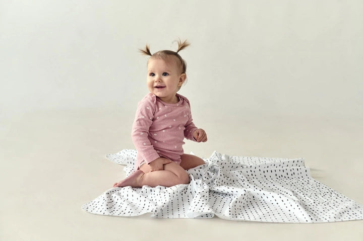 Пелюшка з органічної фланелі "Рожевий леопард", виробник Fabrikkids, Україна