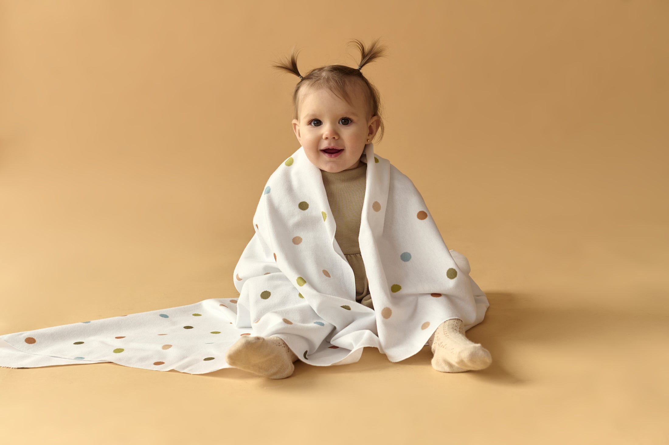 Набір пелюшок з органічної фланелі "Кривулі" в коробці, виробник Fabrikkids,Україна