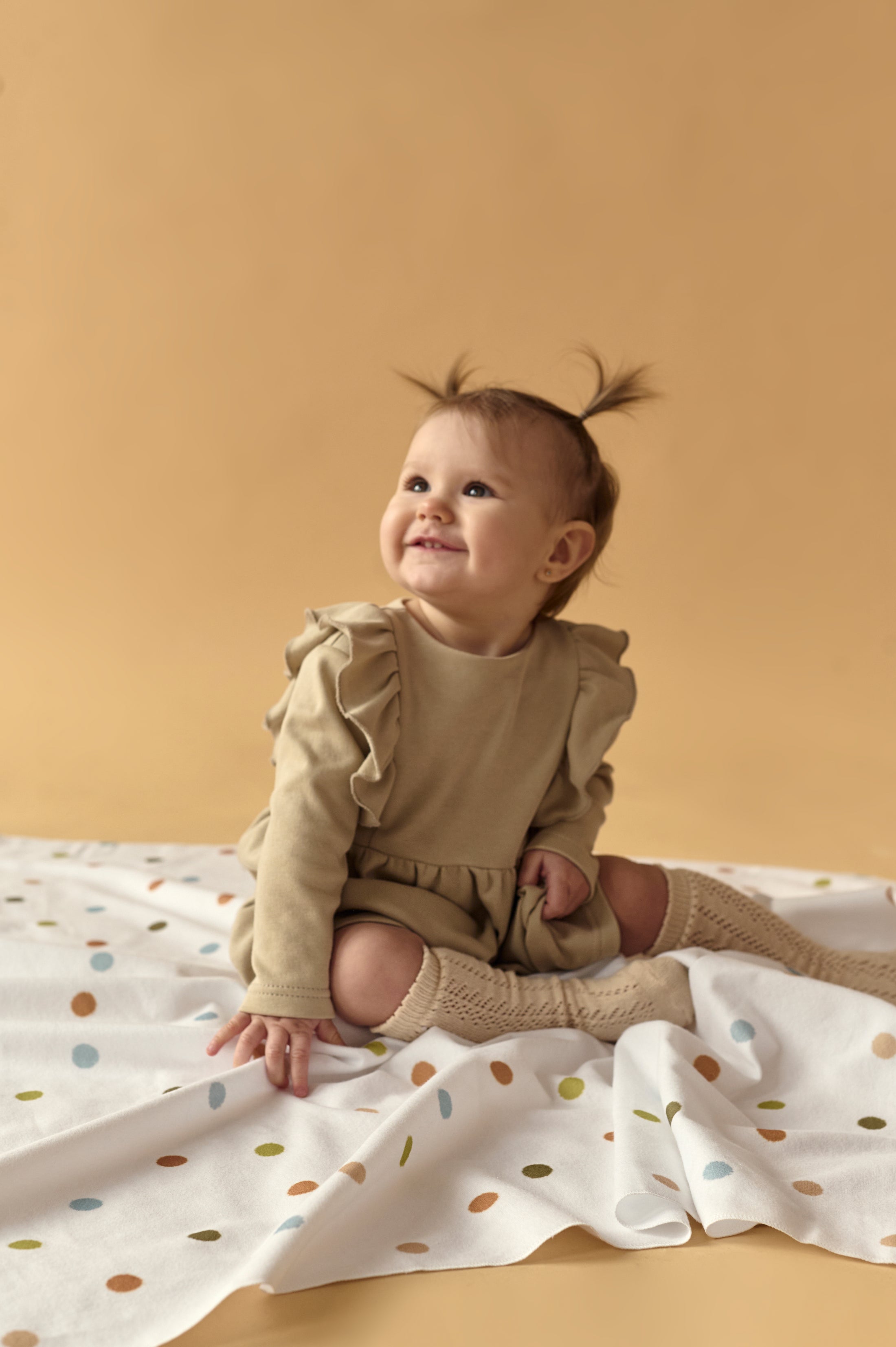 Набір пелюшок з органічної фланелі "Кривулі" в коробці, виробник Fabrikkids,Україна
