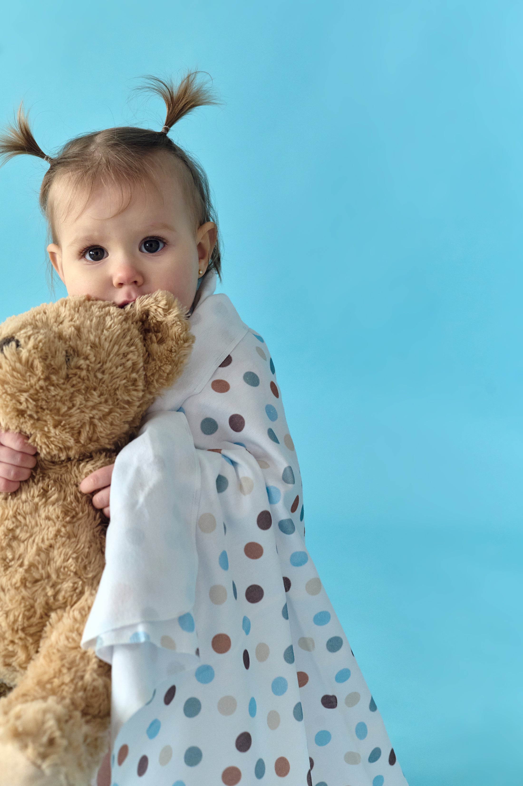 Пелюшка з органічної фланелі "Зірочки" , виробник Fabrikkids,Україна