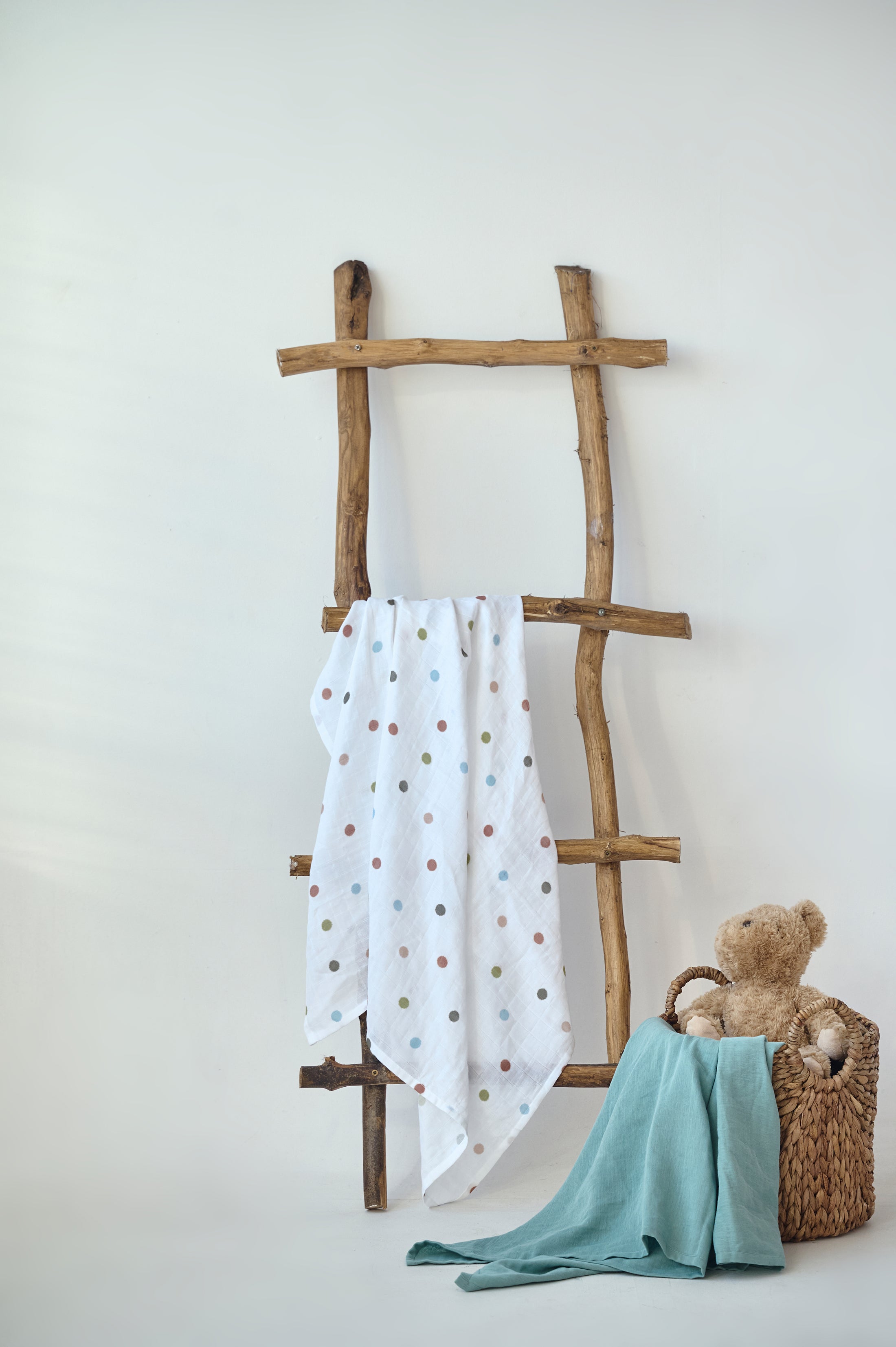 Набір муслінових пелюшок “Кривулі” — органічна тканина, 50% бавовна + 50% бамбук