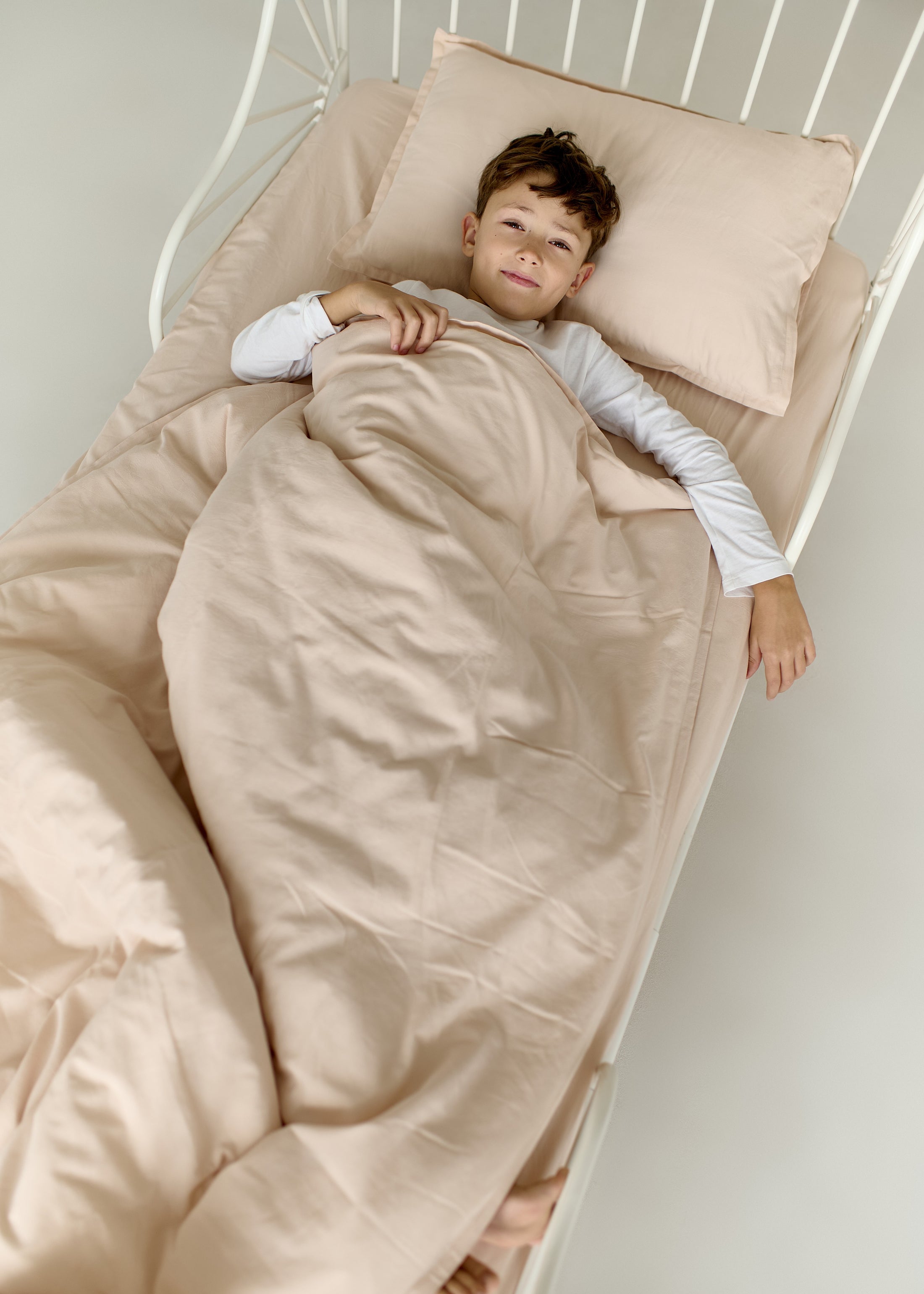 "Бежевий" постільна білизна з вареної бавовни