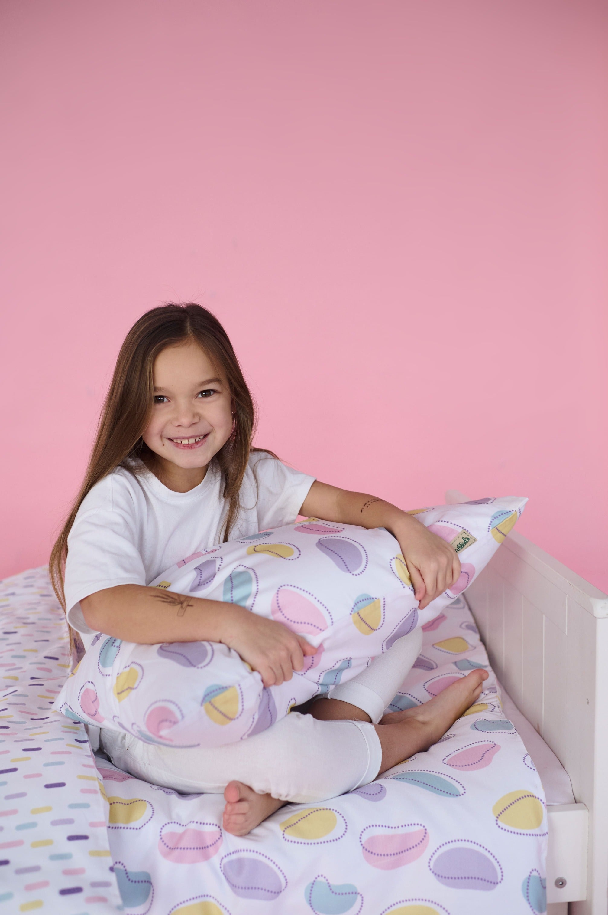 Комплект постільної білизни "Солодкі карамельки" Сатин