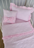 Завантажити зображення в переглядач галереї, "Рожевий" стьобана ковдра + наволочка з вареної бавовни

