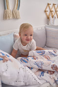 Load image into Gallery viewer, Бортики-подушки "Повітрянний транспорт" виробник Farbikkids (Україна), преміум якість
