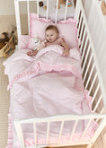 Завантажити зображення в переглядач галереї, "Рожевий" постільна білизна з вареної бавовни
