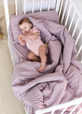Завантажити зображення в переглядач галереї, "Попелястий фіолет" постільна білизна з вареної бавовни
