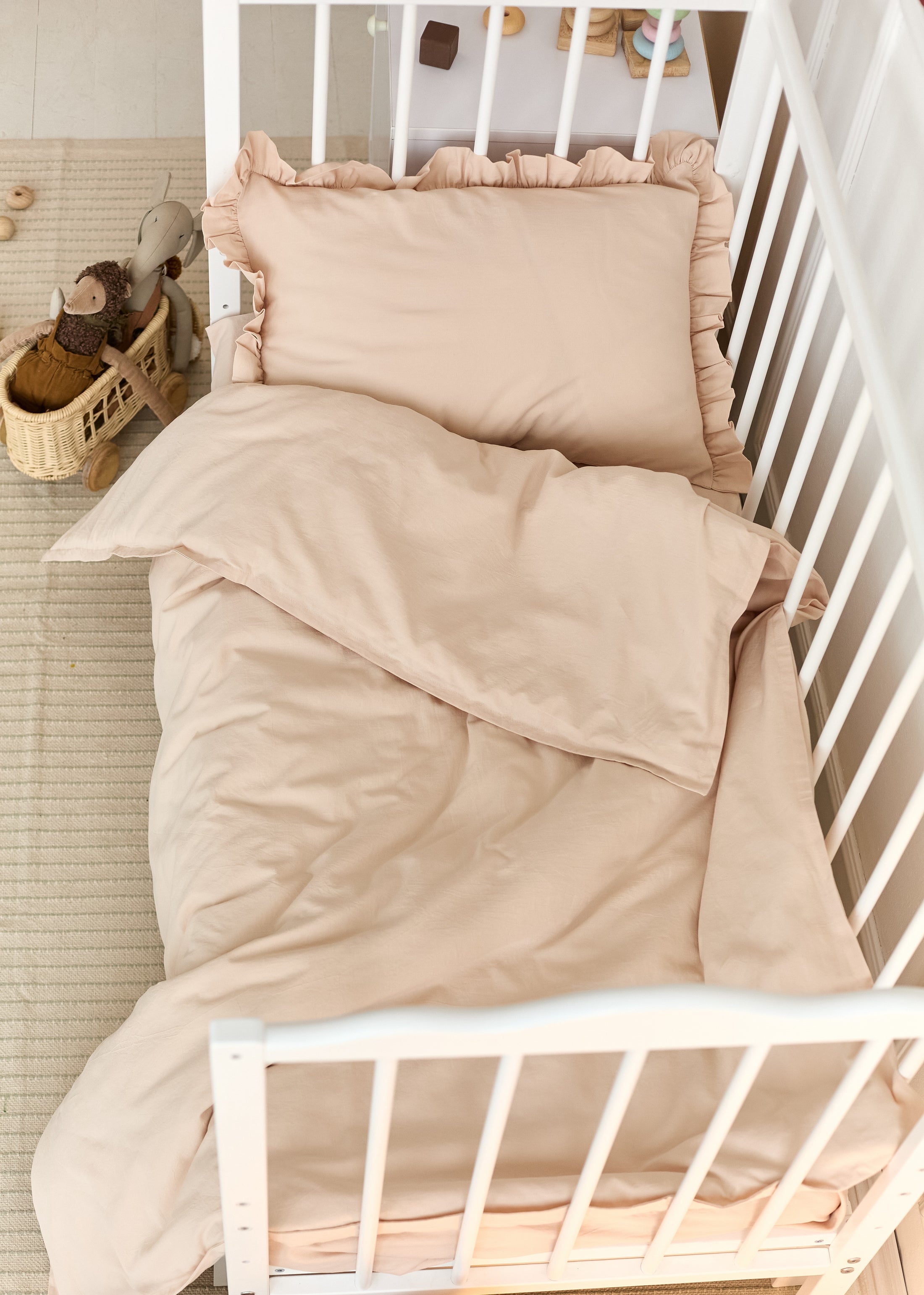 "Бежевий" постільна білизна з вареної бавовни