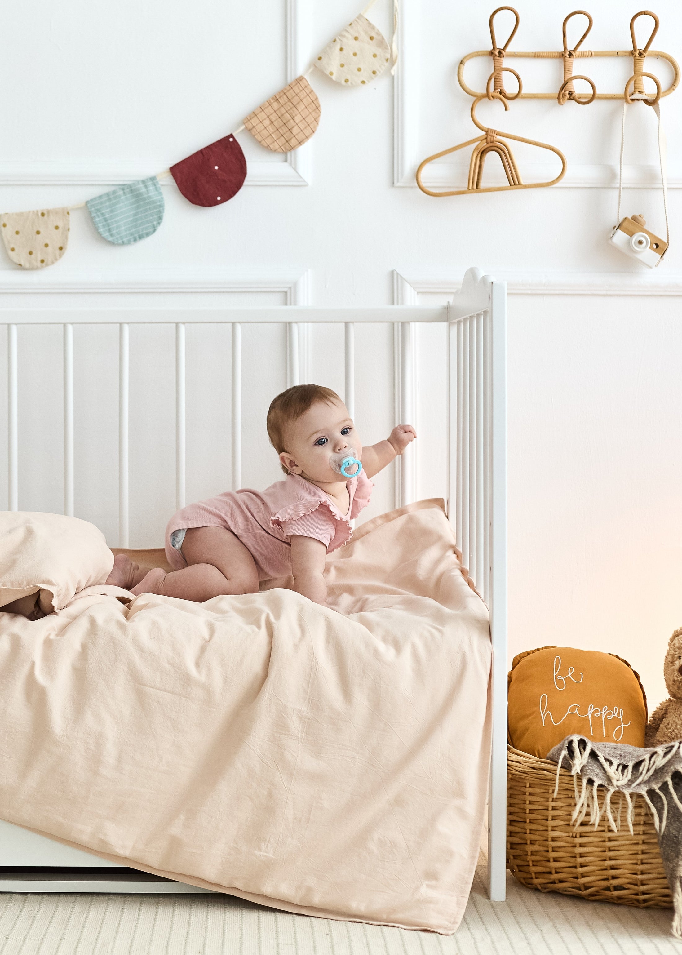 "Бежевий" постільна білизна з вареної бавовни