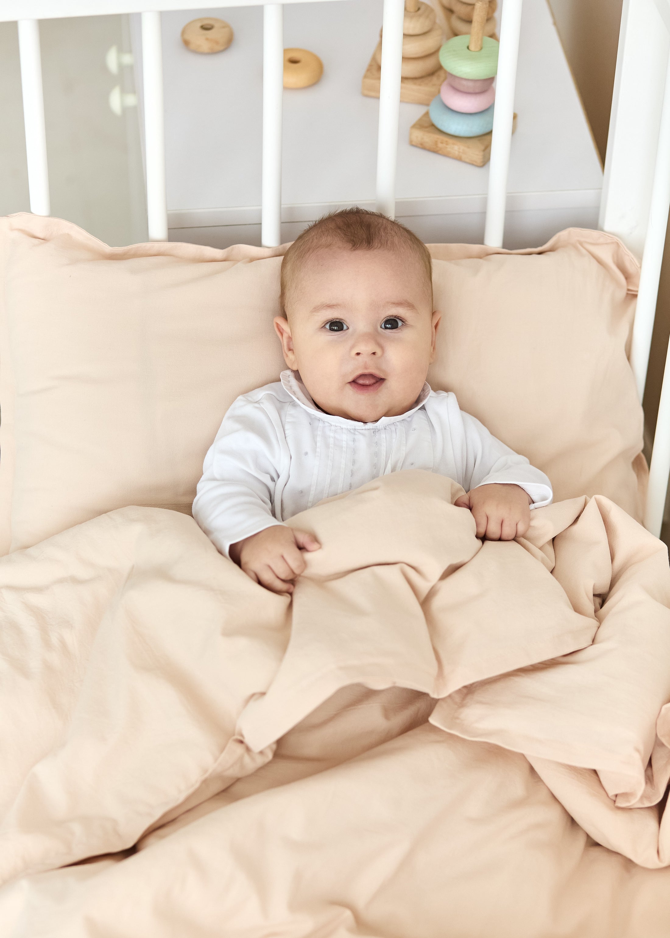 "Бежевий" постільна білизна з вареної бавовни