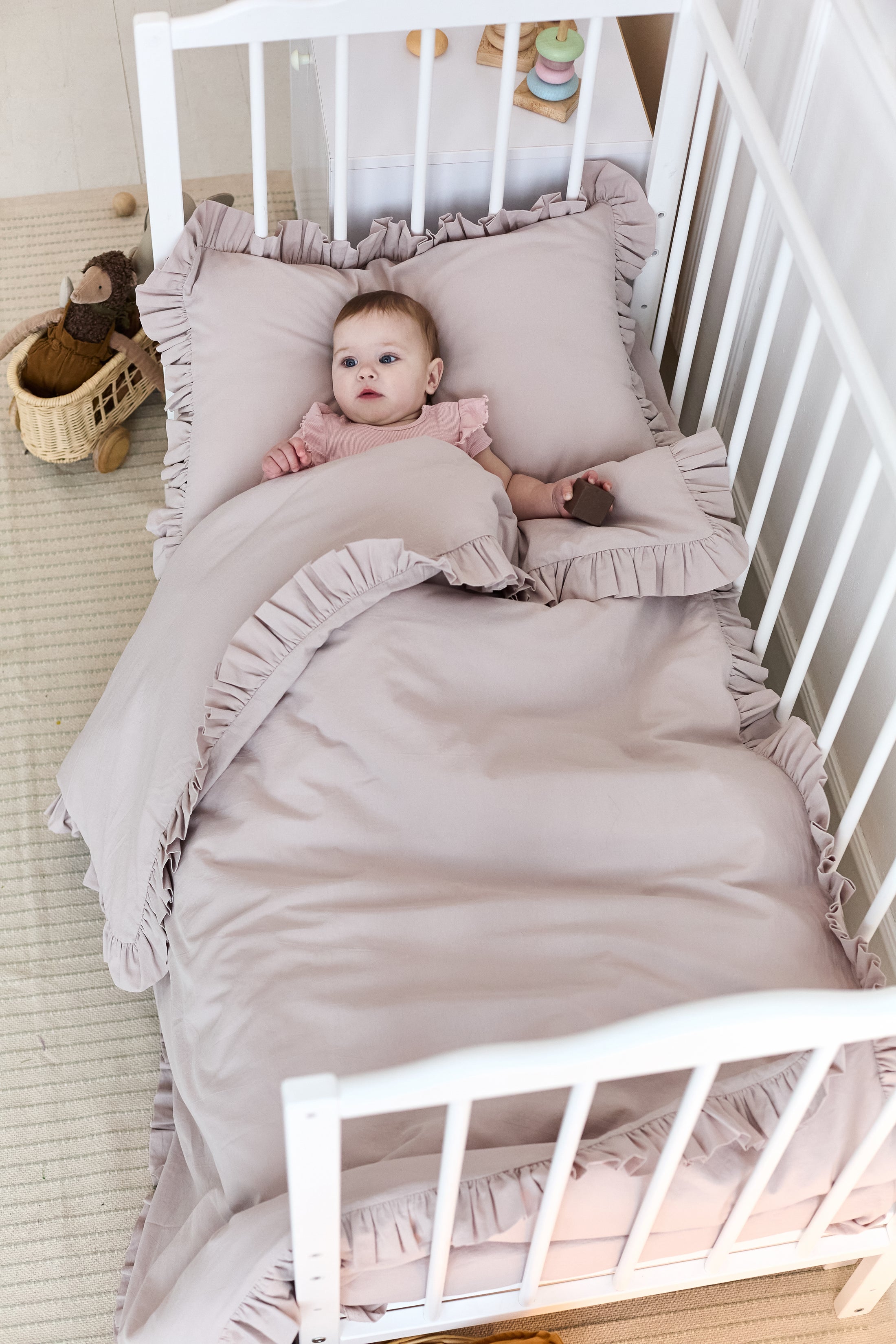 "Мокко" постільна білизна з вареної бавовни