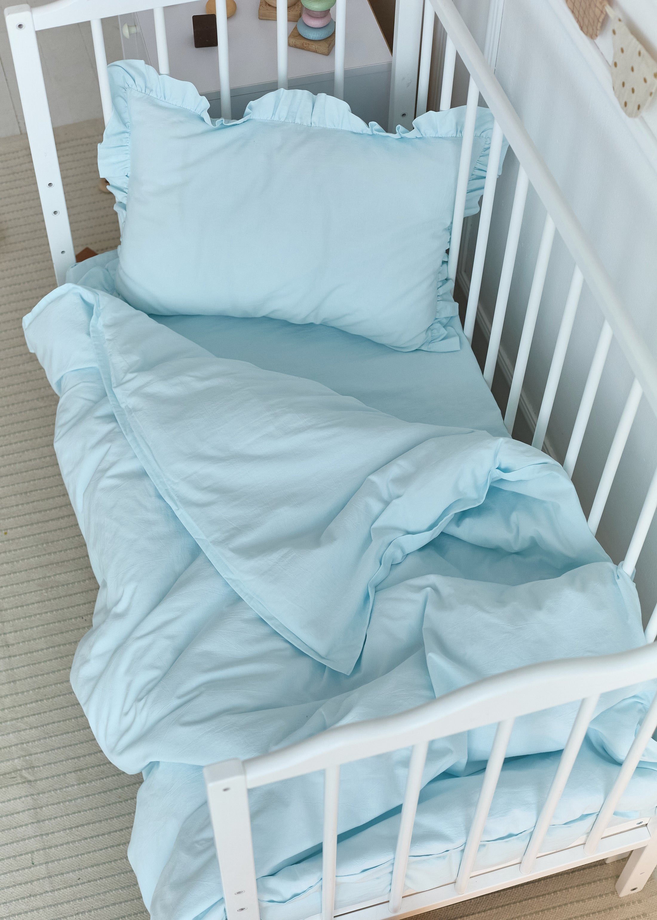 "Блакитний" постільна білизна з вареної бавовни