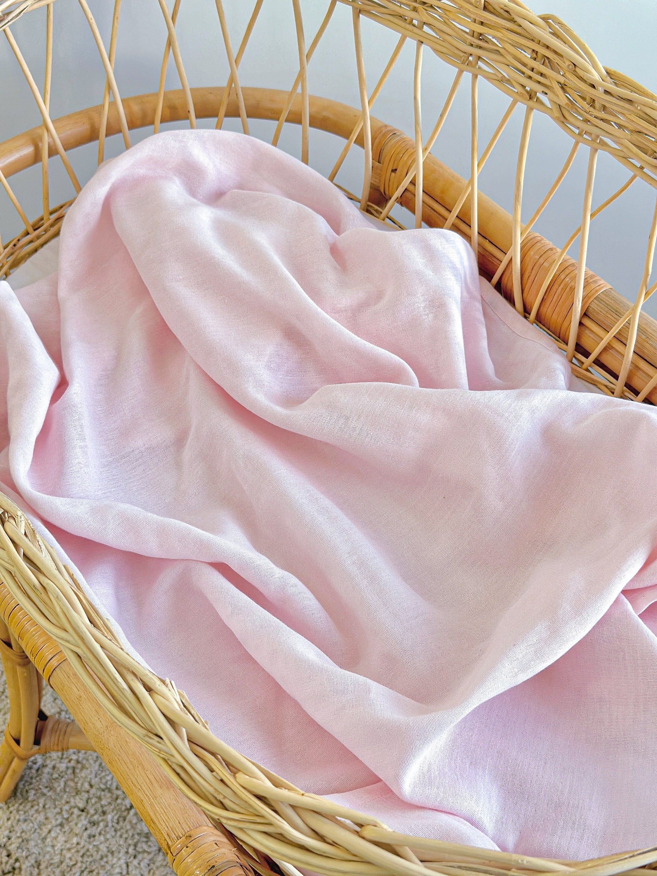 Пелюшка з двошарового муслину "Ніжні зірочки" в подарунковій коробці (95х120)