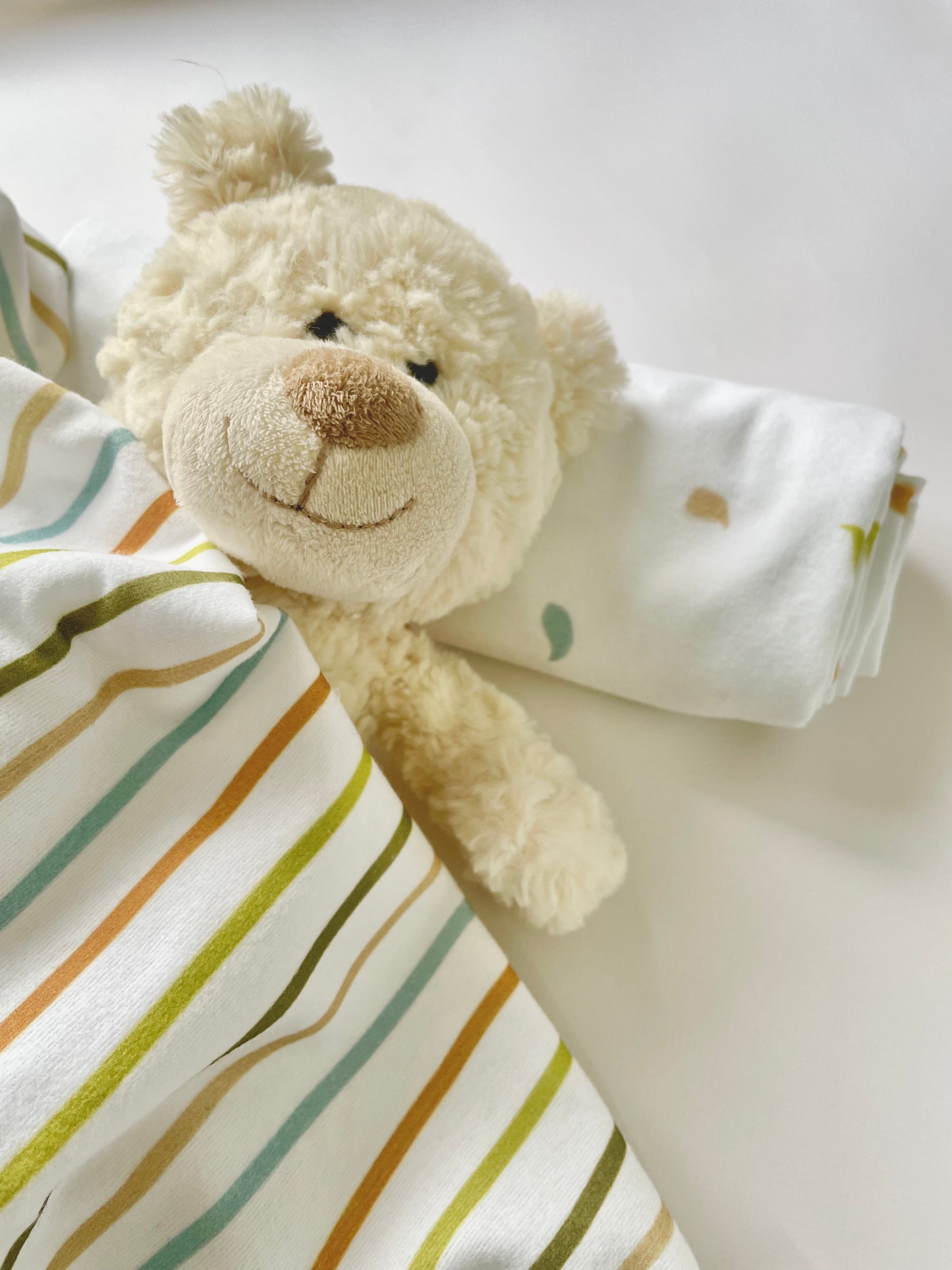 Пелюшка з органічної фланелі "Весняні пушинки" , виробник Fabrikkids, Україна