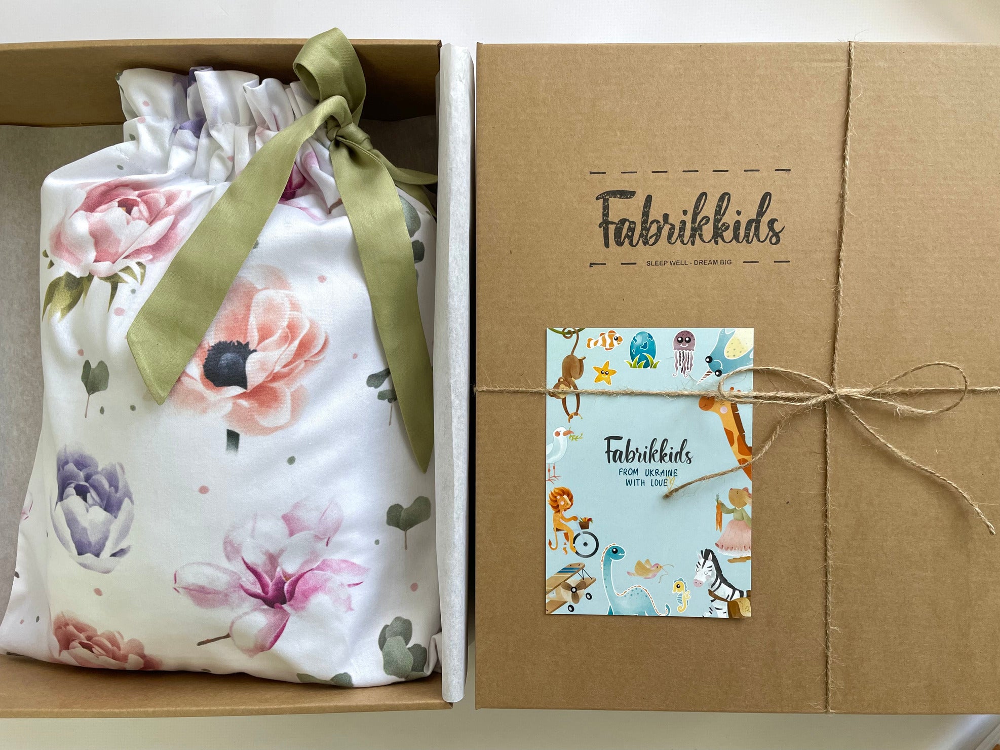 Комплект постільної білизни "Акварильні квіточки" Сатин