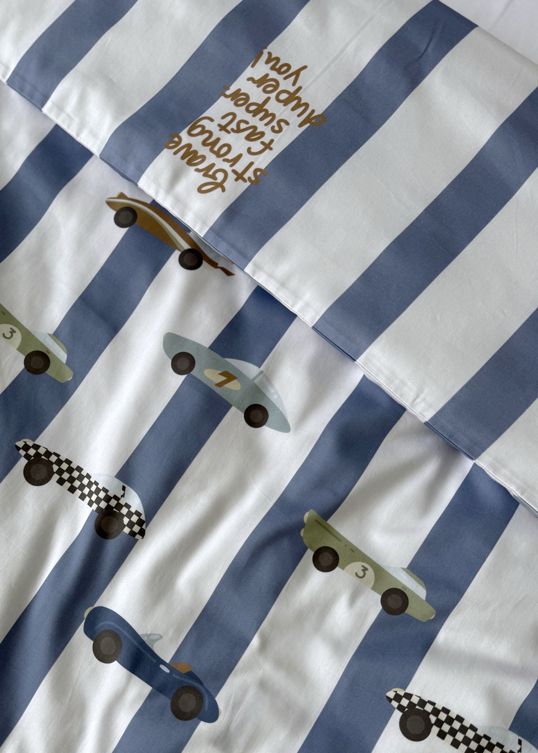 "Ретро-тачки 2" комплект постільної білизни з органічного сатину з авторським принтом