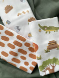 Load image into Gallery viewer, Комплект наволочок "Джунглі 2" органічний сатин, виробник Fabrikkids (Украаїна), преміум якість

