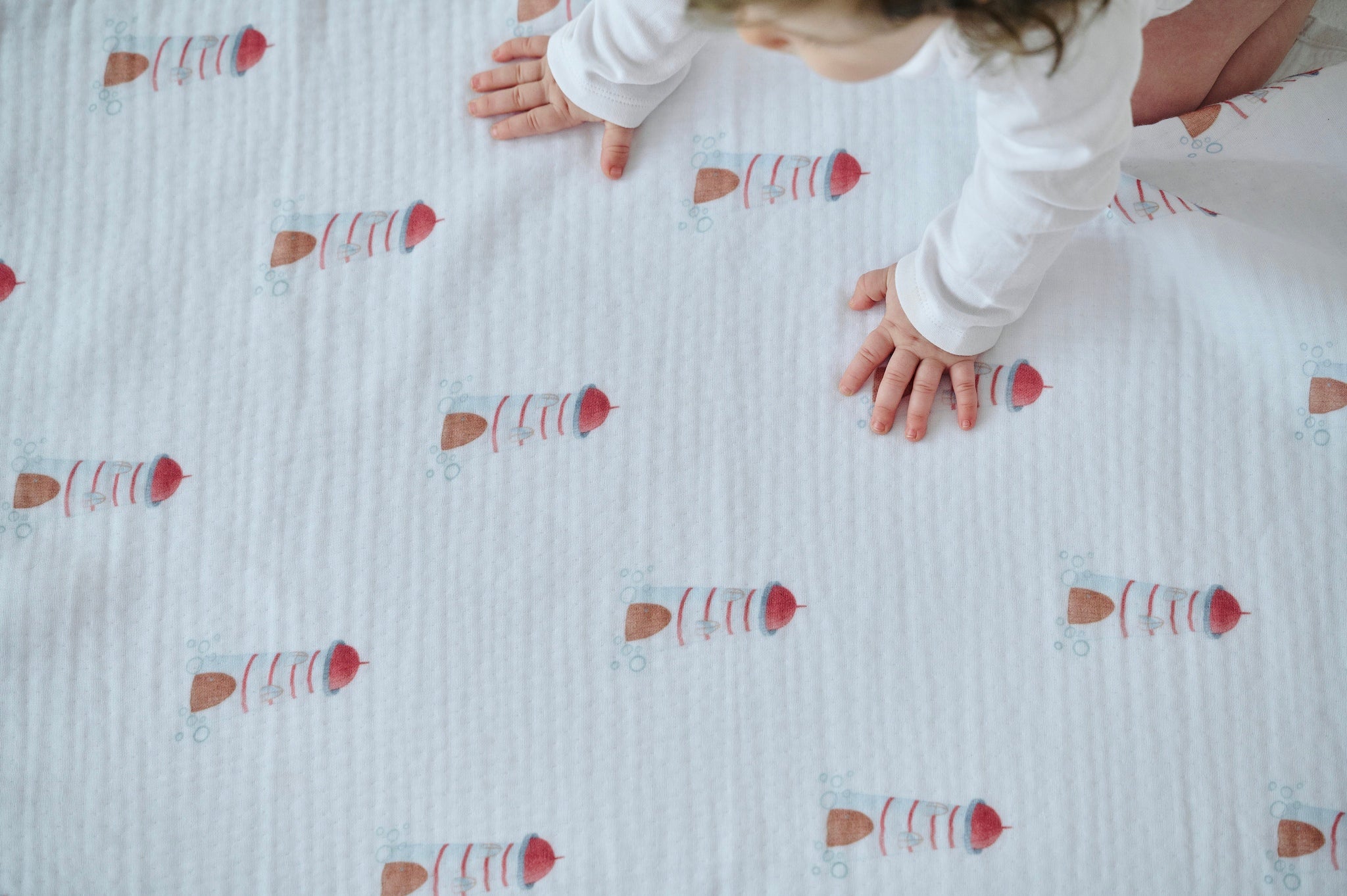 Плед з органічного муслину "Маячки"